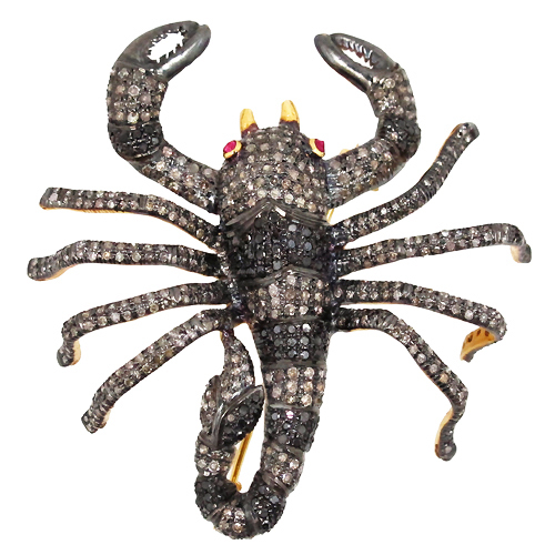 Ruby Diamond Gold Pendant