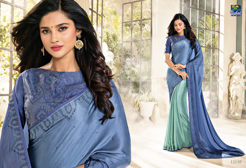 Grey Fancy Sarees