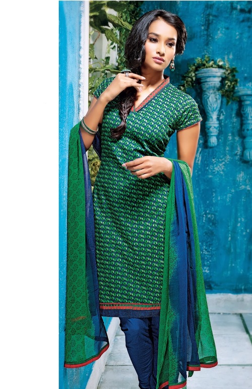 COTTON SALWAR KAMEEZ CHURIDAR