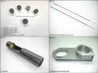 Button Collet Polyester Button Making Machine Spare Parts - Polyester & Steel, Various Sizes & Shapes, Smooth Black/gray Finish | Lightweight, Durable, Precision Components