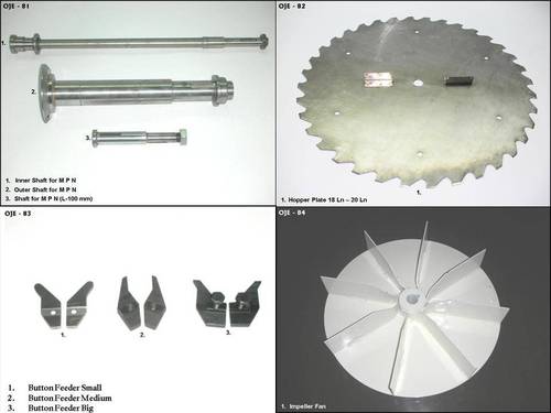 Semi-Automatic Polyester Button Making Machine Spare Parts