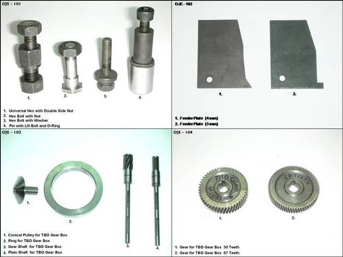 Bonetti Automatic Polyester Button Making Machine Spare Parts