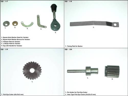 Polyester Button Making Machine Spare Parts