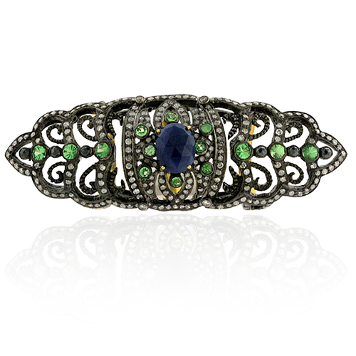 Diamond Gemstone Long Finger Ring