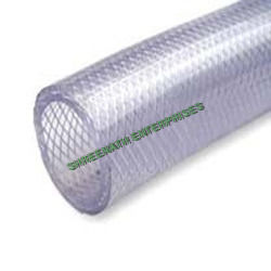 White PVC Braided Hose 