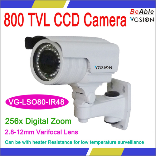 800 TVL 2.8-12mm Varifocal Lens CCD Camera
