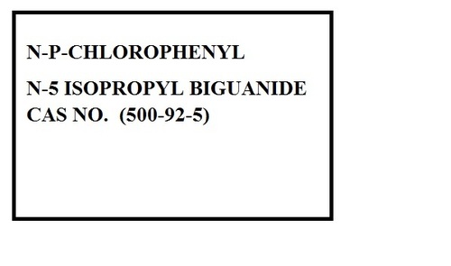 N P Cholorophenyl N 5 Isopropyl Biguanide N P Cholorophenyl N 5 Isopropyl Biguanide