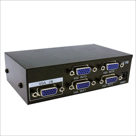 4 Port VGA Video Splitter