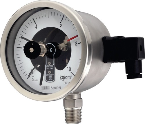 Pressure Gauge with Electric Contact