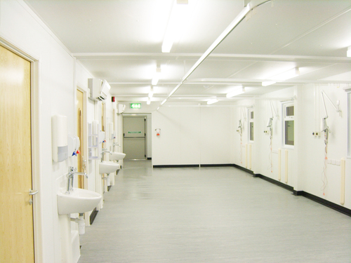 Medical Units - Steel, Variable Dimensions, Epoxy Flooring | Portable, Customizable, Fire Resistant, Ergonomic Design, LED Lighting