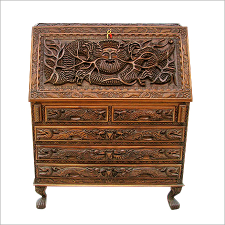 Wood Carving Drawer Chest