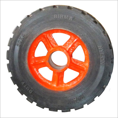 Heavy Duty Rubber Bounded Trolley Wheels