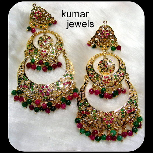 Double Chand Multi Earring