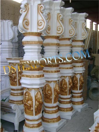 Wedding Ganesha Dev Pillar - Fiber