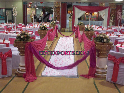 Wedding Roman Aisle Way Pillars