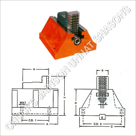 Heavy Duty Reversible Faceplate Jaws