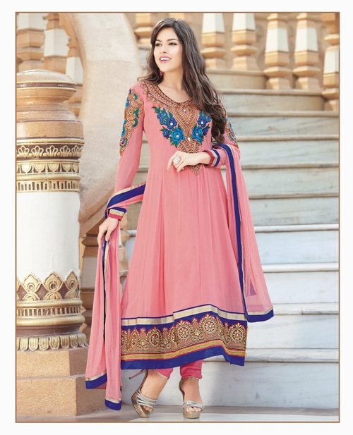 Anarkali Semi Stitched Suit