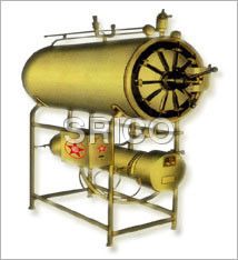 Cylindrical Horizontal Steam Sterilizer