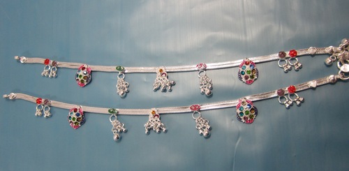 Silver Chain Anklets