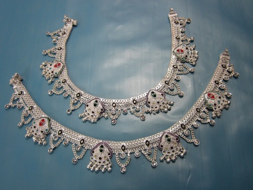 Silver Payal For Ladies