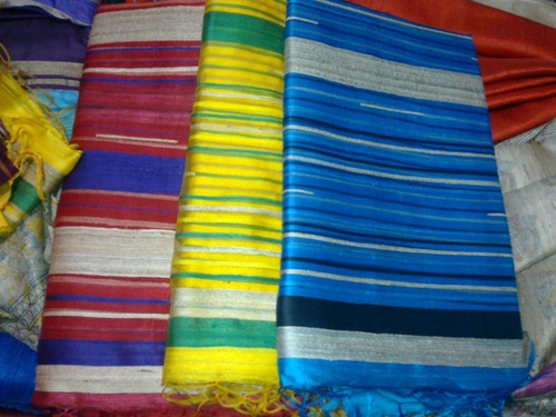 100% Pure Dupion Raw Silk Sarees