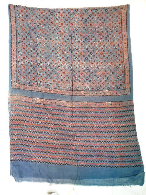 100% Cotton Ajraak Print Scarfs 