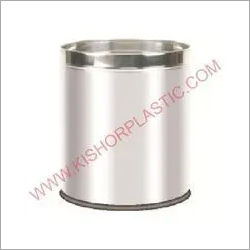 Stainless Steel Open Plain Dustbins