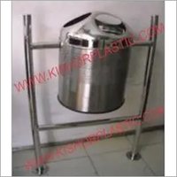 Stainless Steel Pole Hanging Dustbin