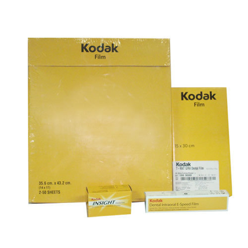 X-RAY FILMS 6 1/2x8 1/2" - Polyester Base, Kodak | High Resolution, Sharp Images, Medical and Dental Imaging