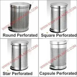 Stainless Steel Perforated Pedal Dustbin