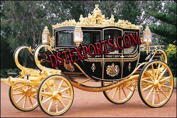 Beautiful Gold Royal Carriage