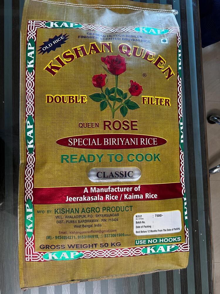 Kishan Queen Kayma Rice 50Kg - Color: White