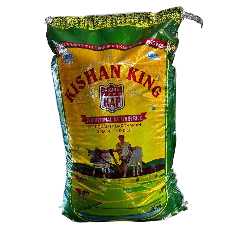 Kishan King Jeera Rice 50Kg - Color: White