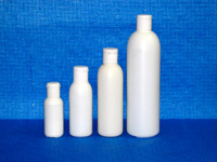 Shampoo Bottles - Plastic Material, Narrow Flip Top Lid Style, Cap with Brush Sealing | Sturdiness, Impermeable, Eye-Catchy Designs, High Strength