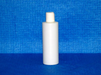 Shampoo Bottle 200 ml - Plastic, Round Shape | Crack Resistant, Sturdy Design, Lightweight, Beautiful Modular Styles