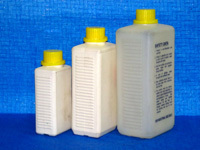 Rib Bottle - Plastic , 200-2000 ml Size with Cap and Brush Sealing for Chemical and Pharmaceutical Use