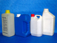 Rib and Jerry Can - Plastic, Cap with Brush | Ideal for Chemical and Pharmaceutical Industrial Use