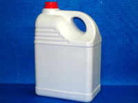 Rip Can 5 Litre - Plastic Construction, Narrow Flip Top Lid | Ideal for Chemical, Oil, Pharmaceutical Use with Cap and Brush Sealing