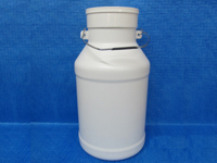 Milk Can - Plastic, 1-22 Liter | Industrial Beverage Use, Cap with Brush Sealing for Easy Dispensing