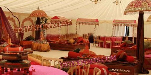 Mehandi Stage Embroidered Umbrellas 