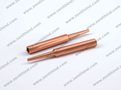 Copper Turned Components - Finish: Zinc Plating