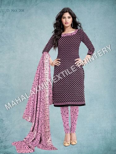 Purple And Black Elegant Salwar Suit