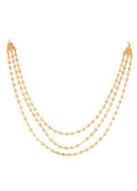 Gold Plated 3 Line Mala 226