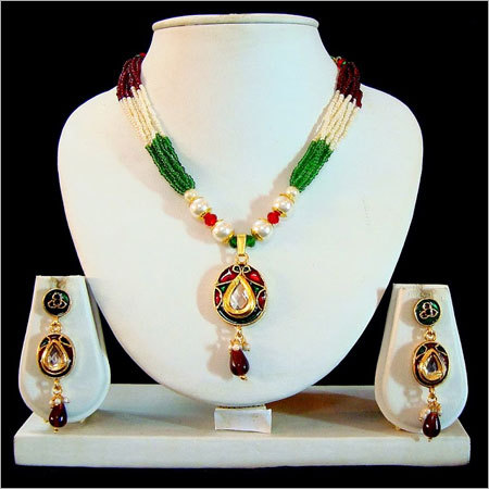 Traditional Kundan Necklace Set 245A