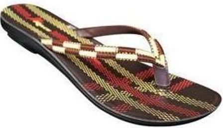 Ladies V Shape PU Slippers