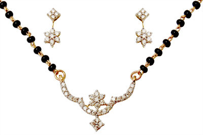 Mangalsutra Diamond Necklace Jewelry