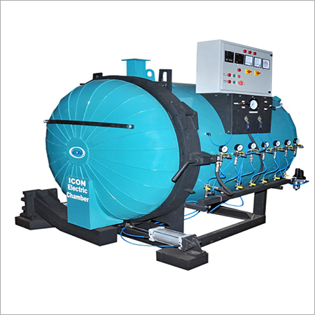 Electric Tyre Chamber - Steel Variable Dimensions | Electric Panel Control Thermo-Coupled Heater Pneumatic Control Valves Energy Efficient Low Maintenance