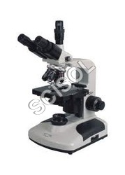 Trinocular Microscope - 115x125 mm Stage, Abbe 1.25 NA Condenser, 4x-100x Objectives | Trinocular Head, Halogen Illumination, Precise Imaging