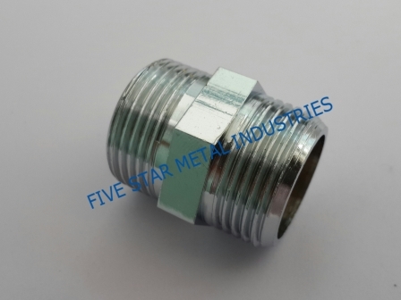 CHROME PLATED NIPPLE 3.4 X 3.4