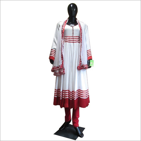 White Red Ethnic Wear